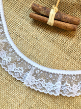 Pretty White Quality Gathered Fine Lace 4 cm/1.7"