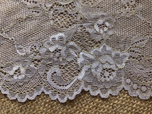 Delicate Taupe Beige Skintone/Gold Two-Tone Wide Soft Stretch Lace   23 cm/9"