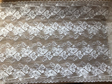 Ivory Stretch Extra Wide Lace Flounce 32 cm/12.5"
