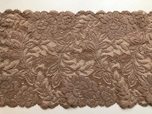 Rich Coffee Soft Stretch Austrian Lace   15.5 cm/6"