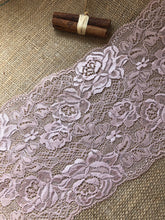 Beautiful Dusky Pink Delicate French Rose Lace 17cm/6.75"